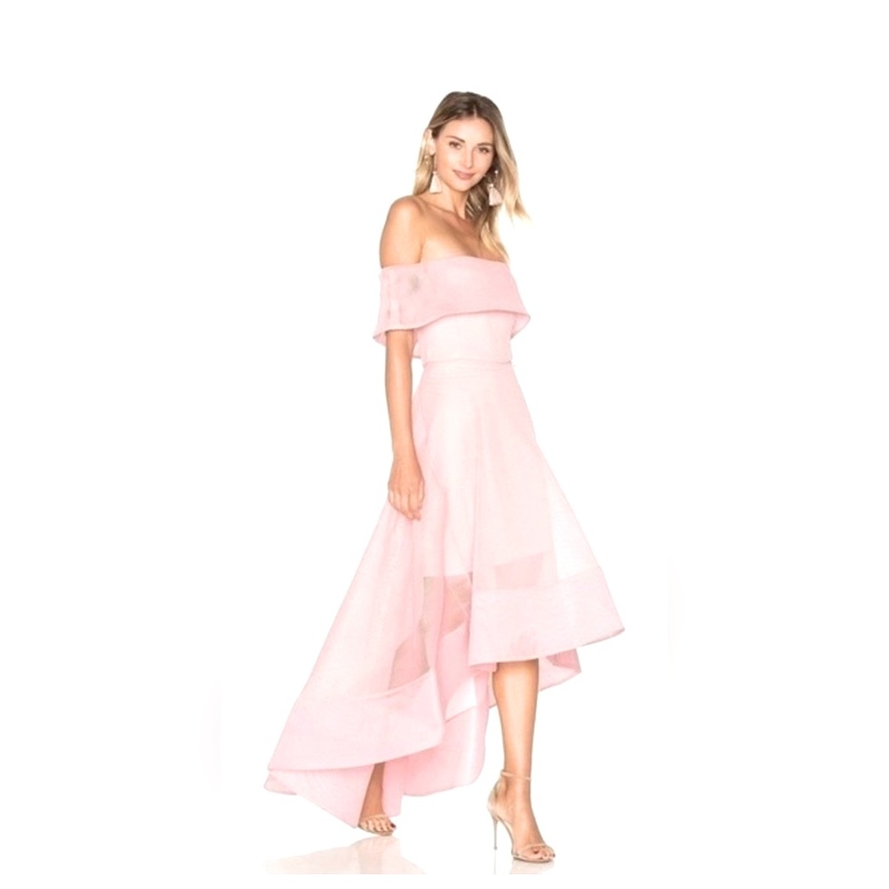 Bronx and Banco Dress Gown Maxi Dress Pale Pink S
